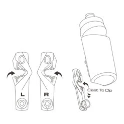 Birzman Cleat Water Bottle Set - Cycling Water Bottles -VeloGear Shop birzman cleat water bottle set cycling water bottles detail 3