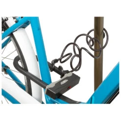 M-Wave Bügelschloss Mit Spiralgabel B & S - Bike Lock -VeloGear Shop m wave buegelschloss mit spiralgabel b s bike lock detail 4