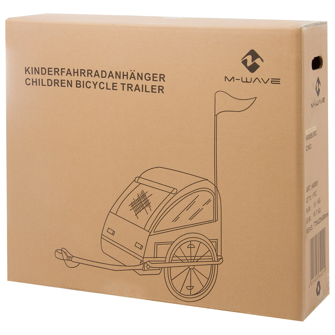 M-Wave Stalwart Kid Easy Light Aluminium Frame - Child Trailer 4 M-Wave Stalwart Kid Easy Light Aluminium Frame - Child Trailer - Image 2