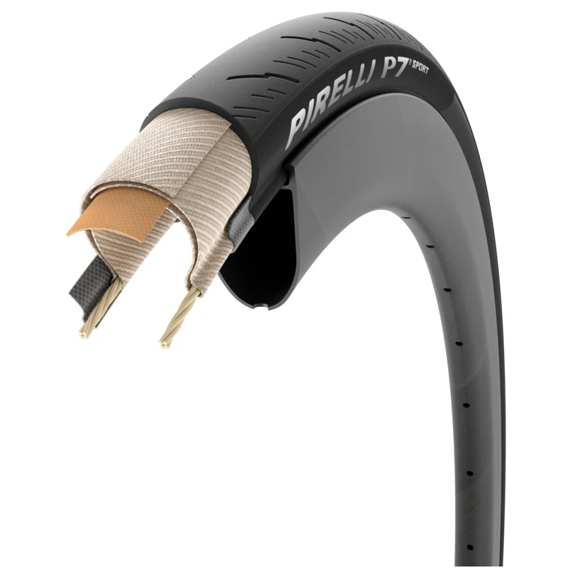 Pirelli P7 Sport 28'' (26-622) Pro Compound TechBELT Road - Cyclocross Tyre 5 Pirelli P7 Sport 28'' (26-622) Pro Compound TechBELT Road - Cyclocross Tyre - Image 3