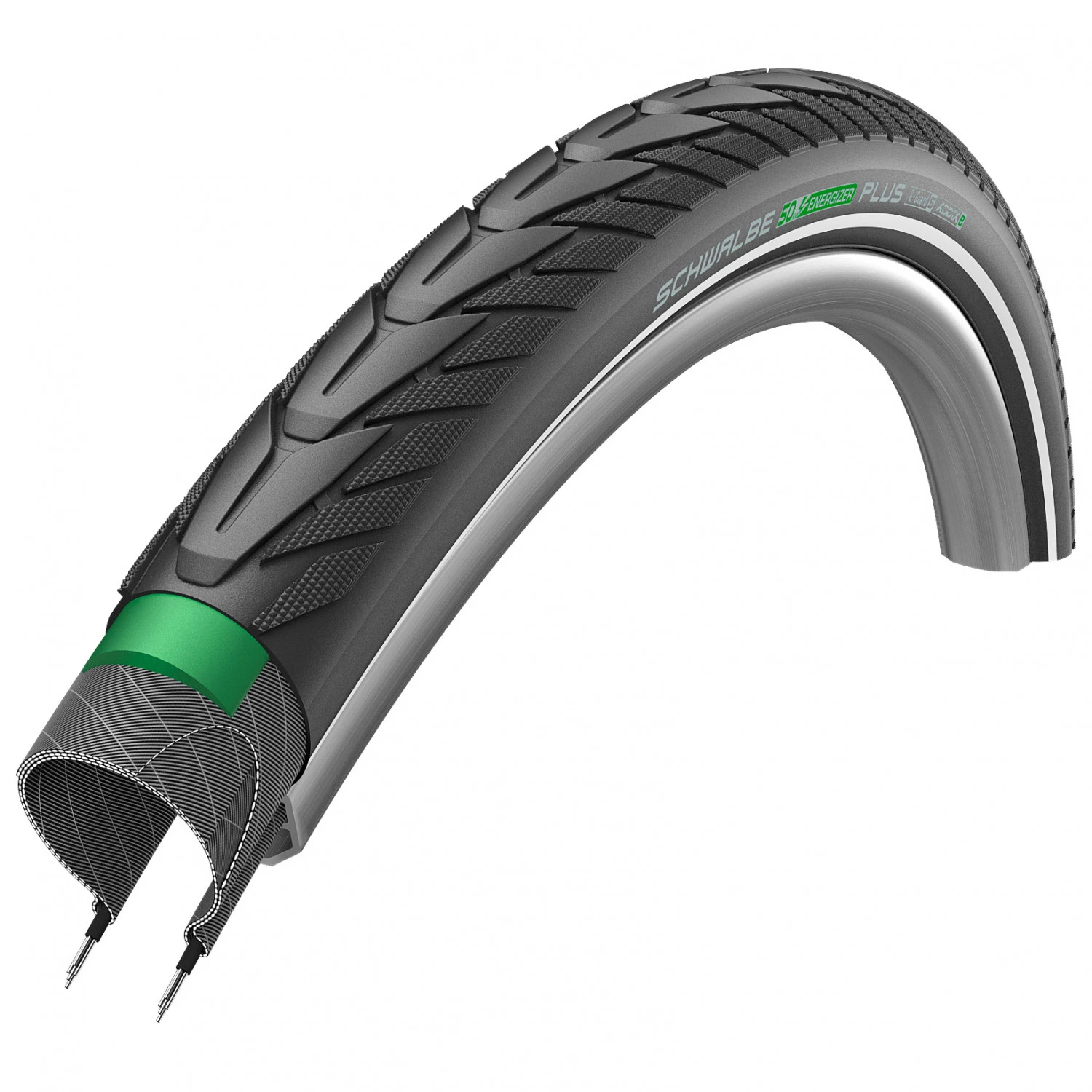 Schwalbe Energizer Plus 28'' (40-622) Greenguard TwinSkin - Cyclocross Tyre 4 Schwalbe Energizer Plus 28'' (40-622) Greenguard TwinSkin - Cyclocross Tyre - Image 2